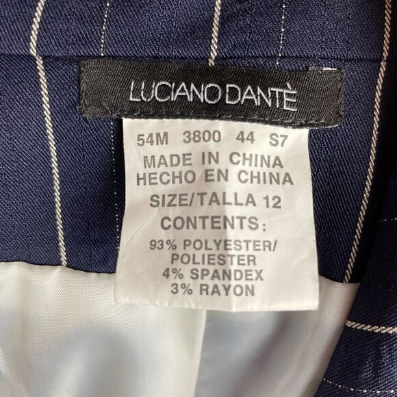 Luciano Dante Three Piece Matching Dress Suit Size 10 EUC - Picture 7 of 16